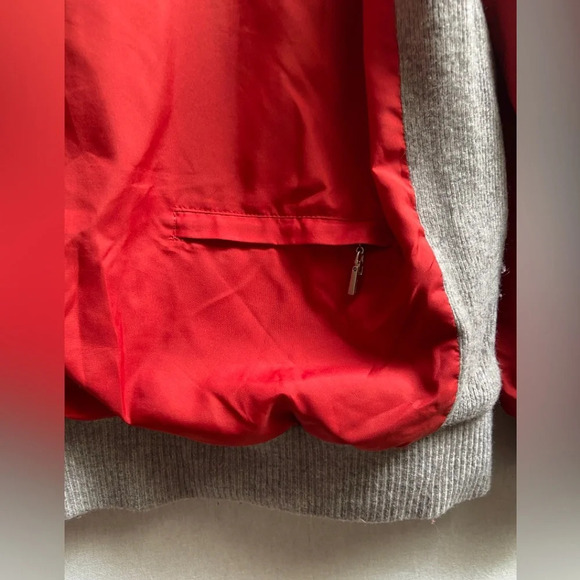 PGA Tour Championship reversible 1/2 zip wool nylon pullover Sz S 18” PTP - Picture 6 of 11